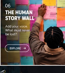 06 The Human Story Wall — Add your voice.